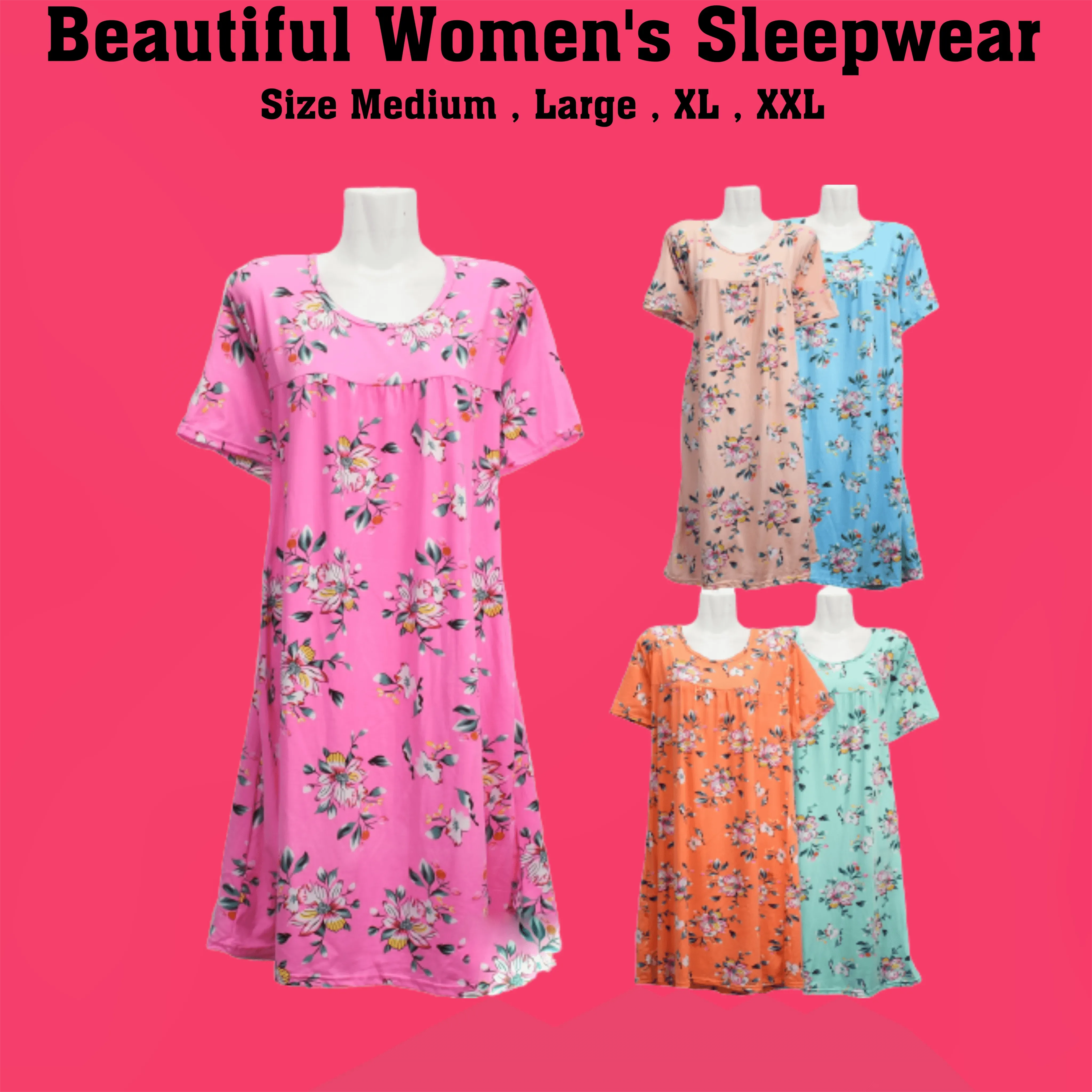 Wholesale Women's Pajamas Loungewear Nightgowns 96 Pcs