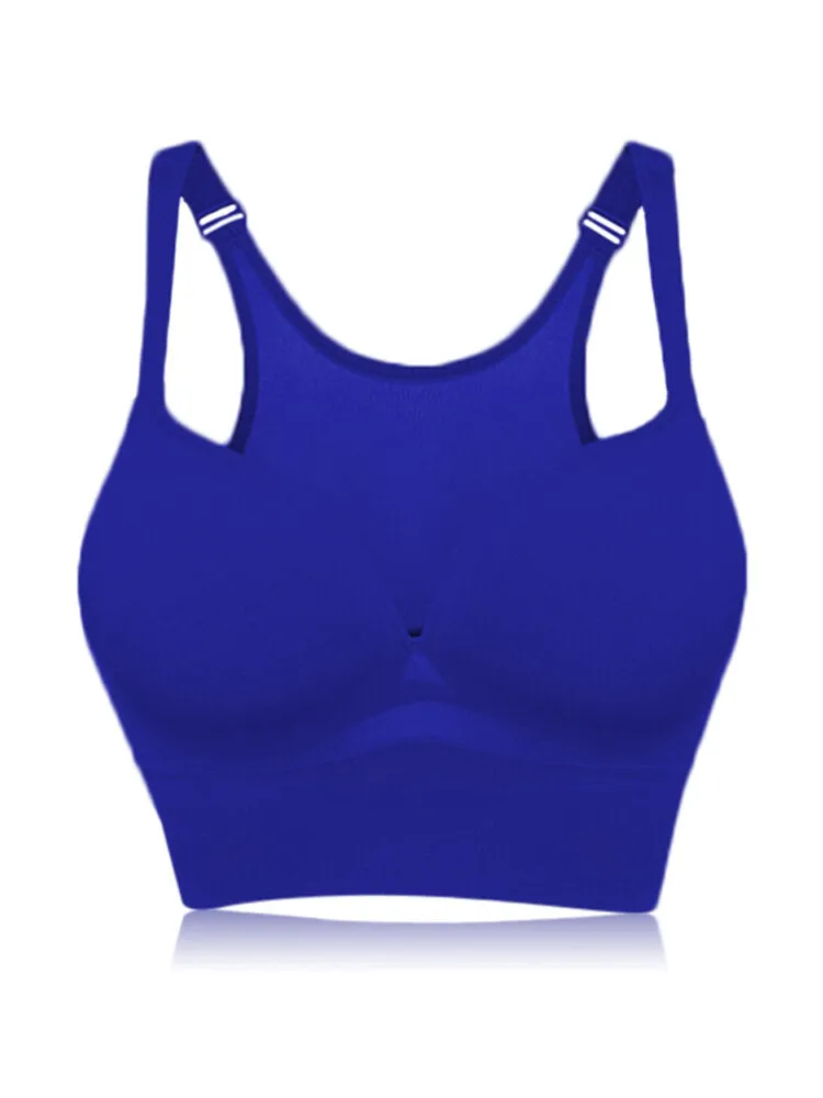 Wireless Sporty Shockproof Running Push Up Sports Bra