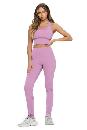 Women's Two Piece Activewear Set Cut Out Detail